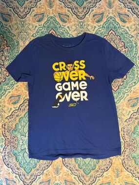 Under Armour Blue 'Crossover Game Over' Graphic Tee